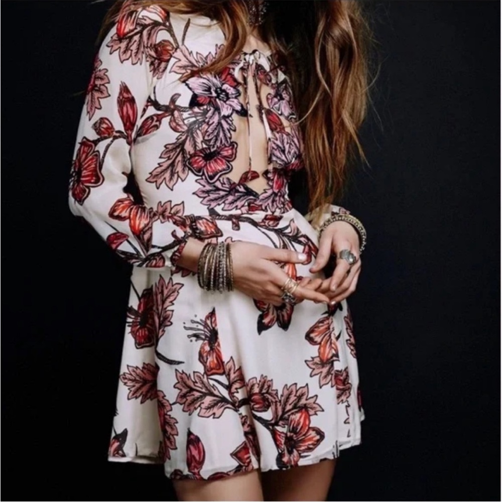 FOR LOVE AND LEMONS Silk Dress